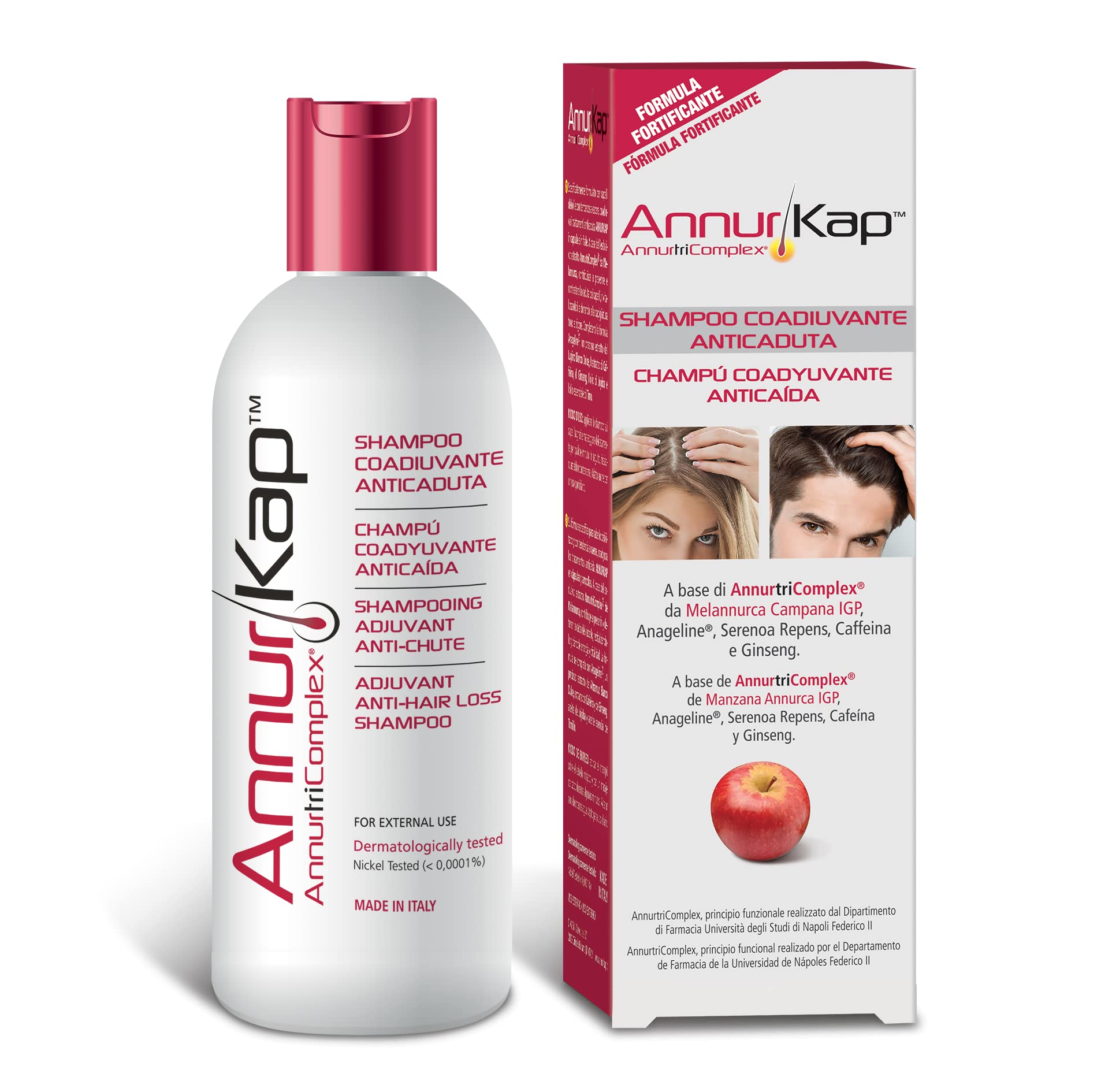 Annurkap Shampoo Coadiuvante Anticaduta, 200ml