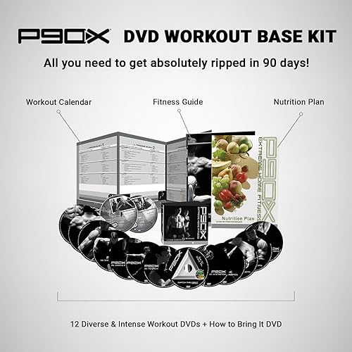 Gym P90x What Equipment Do I Need P90X DVD Workout Base Kit, Home