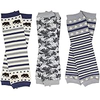 XEPST Pack Of 3 Toddler Baby Leg Warmers, Baby Toddler Long