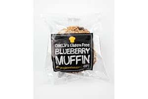 OMG...IT'S GLUTEN FREE OMG... It's Gluten Free Blueberry Muffins | Freshly Baked, Allergy-Friendly Snack | Individually Wrapped, 5 oz Muffins Pack of 12 | Perfect for Breakfast & Desserts