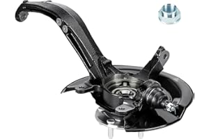 TADAMARK Front Right Steering Knuckle & Wheel Bearing Hub Assembly Fit for Honda Accord 2003-2007 2.4L Replace for 698400 698-400 44300SDAA52 (Automatic Transmission, Spline Quantity: 26) Passenger Side