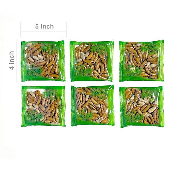 KAMEDA KAKINOTANE RICE CRACKERS WITH PEANUTS WASABI FLAVOR, 6 PACKS