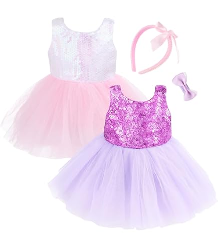 Amazon.com: Purple Fairy Princess Dress w/Wand Teddy Bear Clothes Fits Most  14"-18" Build-a-Bear and Make Your Own Stuffed Animals : Toys & Games