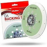 Maxshine 6" Universal Dual Action Backing Plate Pro Series – Hook & Loop, 5/16" Thread, 8 Vented Holes – Fits DA Polishers Up to 12,000 OPM – Sand, Polish, Buff & Finish – Detailing Accessory