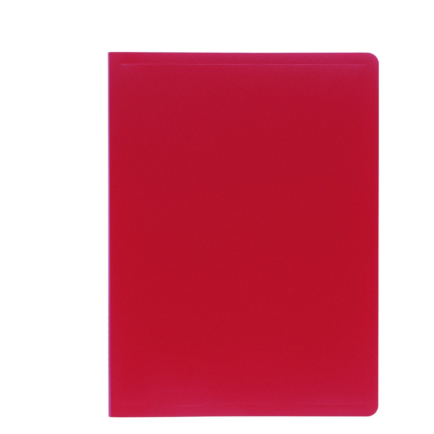Exacompta - Ref 85105E - Soft PP Display Book - Suitable for A4 Documents, Made from Polypropylene, Lightweight, 100 Pockets, 200 Viewing Pages - Red Cover