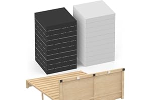 YUEYIN 20pcs Headboard Stoppers for Wall, Prevents Headboard Shaking, Creates Noise-Free Sleep Environment, Headboard Stabilizer, Furniture Pads (Square)