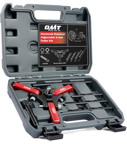 Astro Pneumatic 7846 Tool Set Astro Pneumatic 7846 Harmonic Balancer Puller Set - Tool For Crankshaft Pulleys, Steering Wheels & Flywheels Mechanic Tool For Flywheels