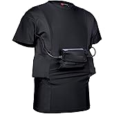 Mens HeartWare LVAD Shirt – Ultrathin Spandex Mesh Fabric Designed for Comfort & Safety