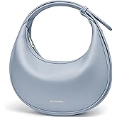 BOSTANTEN Crescent Shoulder Bag Vegan Leather Purses for Women Trendy Crossbody Clutch Hobo Handbag Adjustable Strap