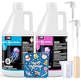 LET'S RESIN Epoxy Resin Kit,1 Gallon (3.78 L) 128oz Bubble Free & Crystal Clear Epoxy Resin, Table Top Casting Resin for Cast