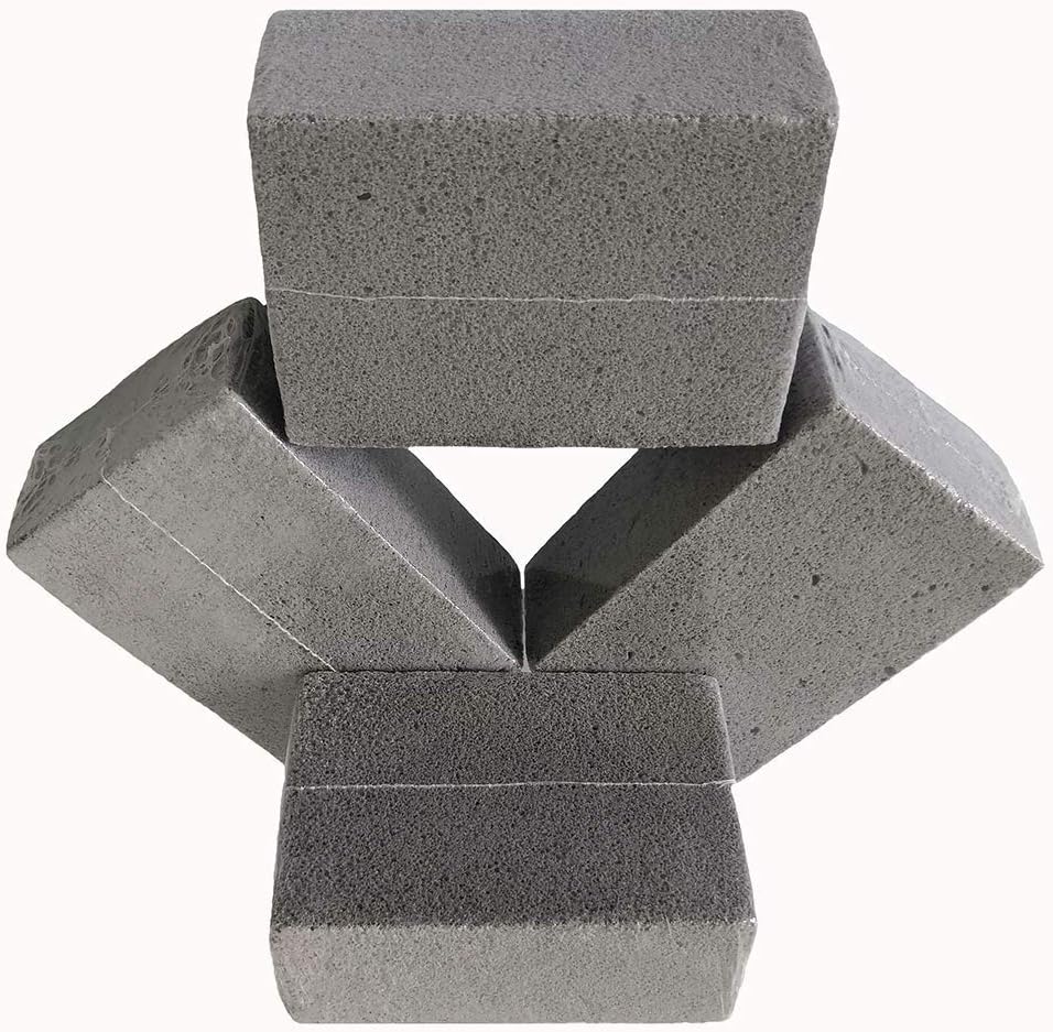 KAWABOSS Grill Cleaning Brick Pumice Cleaning Tool Four Pack