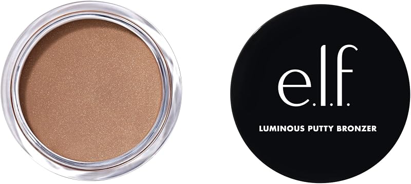 e.l.f. Luminous Putty Bronzer Lightweight Putty-to-Powder Radiant Finish