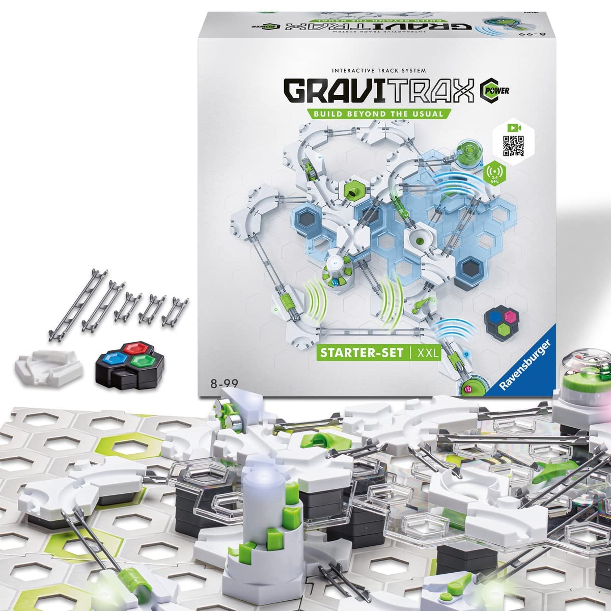 Ravensburger GraviTrax Power Starter Set XXL - Gravity & Magnetic Marble Game - Challenging STEM Toy for Kids - Brain-Building, Educational Gift - Critical Thinking & Problem Solving - Age 8+