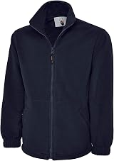 Uneek UC604 Navy Large Micro Fleece Jacket 300 GSM Full Zip Classic