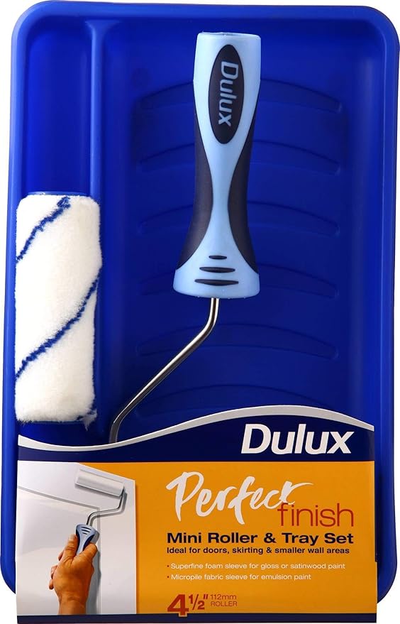 Dulux Perfect Finish Mini Roller & Tray Amazon.co.uk DIY & Tools