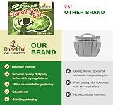 Cheerful Children Toys Kids Gardening Set with Apron Dino Unicorn Theme view 3