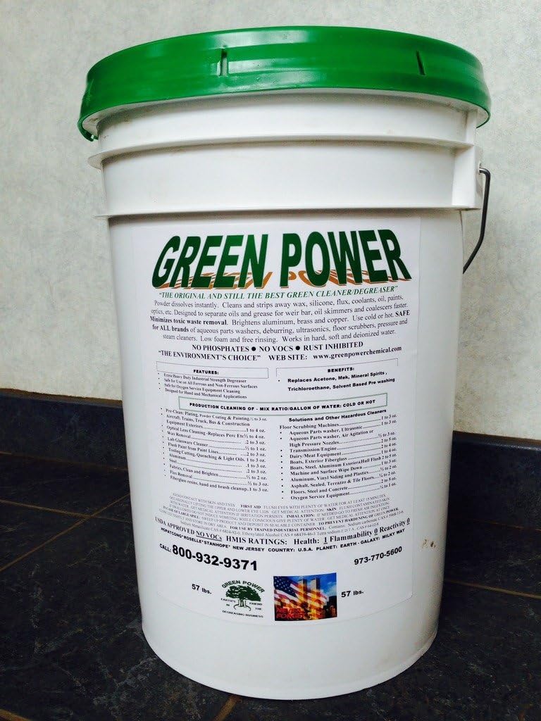 Green Power - The Environment's Choice Environmentally-Friendly Green Powdered Cleaner/Degreaser, Free Rinsing Formula