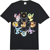Eevee Evolution Circle Comfort Colors Adult Heavyweight T-Shirt