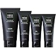 Tiege Hanley Skin Care Set for Men, Essential Routine, System Level 1, Daily Face Wash, Facial Scrub, Moisturizer With SPF, a