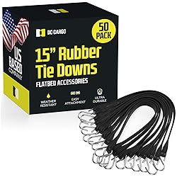 Pack of 50 Tarp Straps for Flatbed