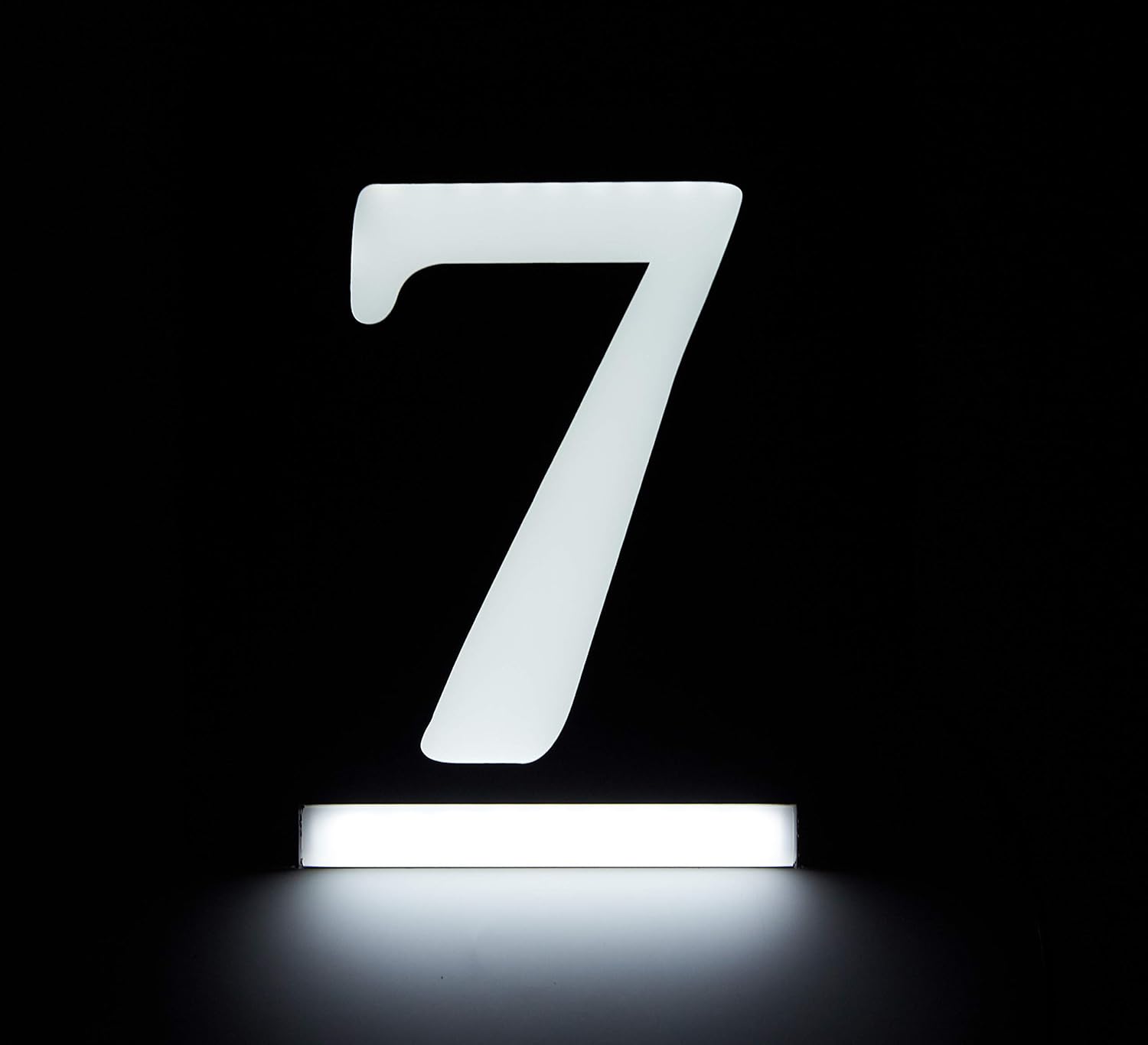 HOMIDEA Backlit Led House Numbers. Light Up House Numbers. Personalized