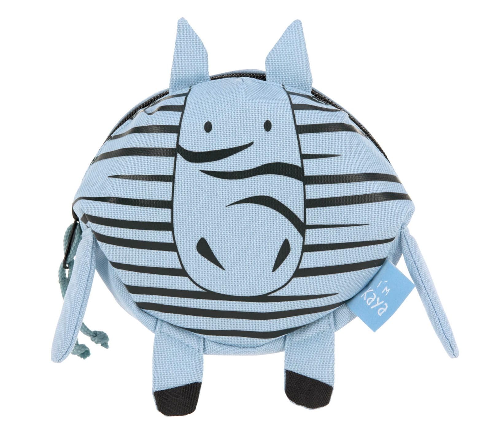 LÄSSIG About Friends Kinder Fanny pack belt bag from 3 years, 14 cm, Kaya Zebra