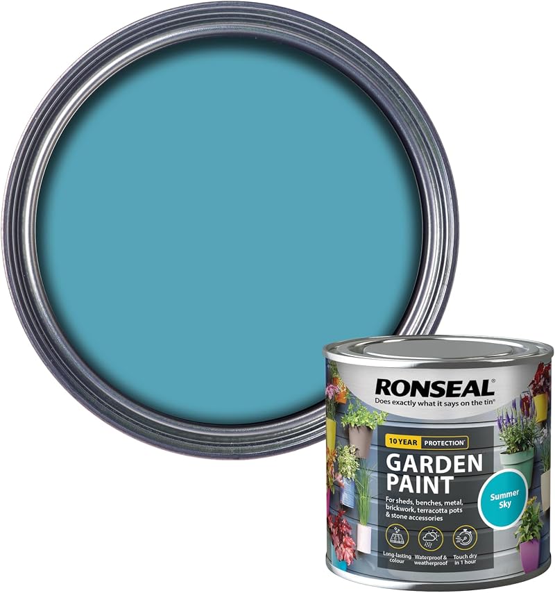 Ronseal Garden Paint Summer Sky 250 ml