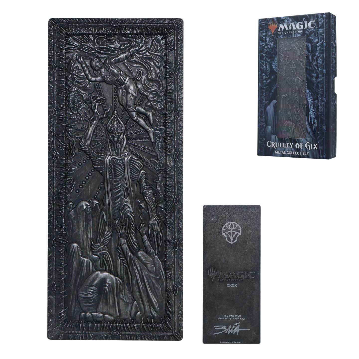 Magic: The Gathering Cruelty of Gix XL Metal Collectible – Limited Edition Premium MTG Artifact, Large Display Item, Official Magic Replica for Fantasy Fans & Collectors