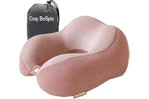 Cozy BoSpin Travel Pillow - Neck Pillow for Traveling, Memory Foam Portable Support Pillow,Comfortable and Lightweight Quick 