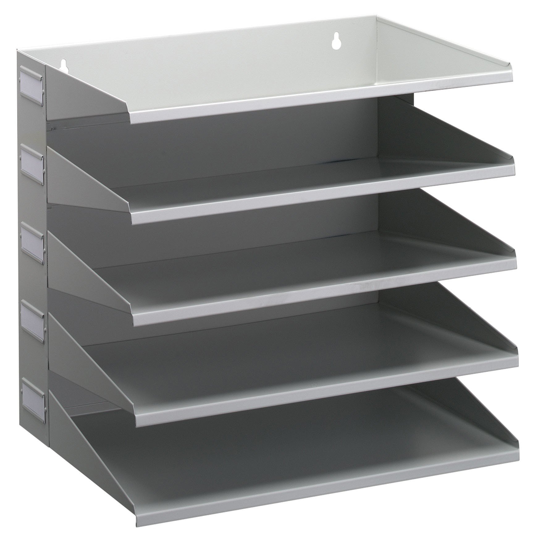 Durable 336010 Sorting Rack (with 5 Shelves), for Table or Wall, Grey