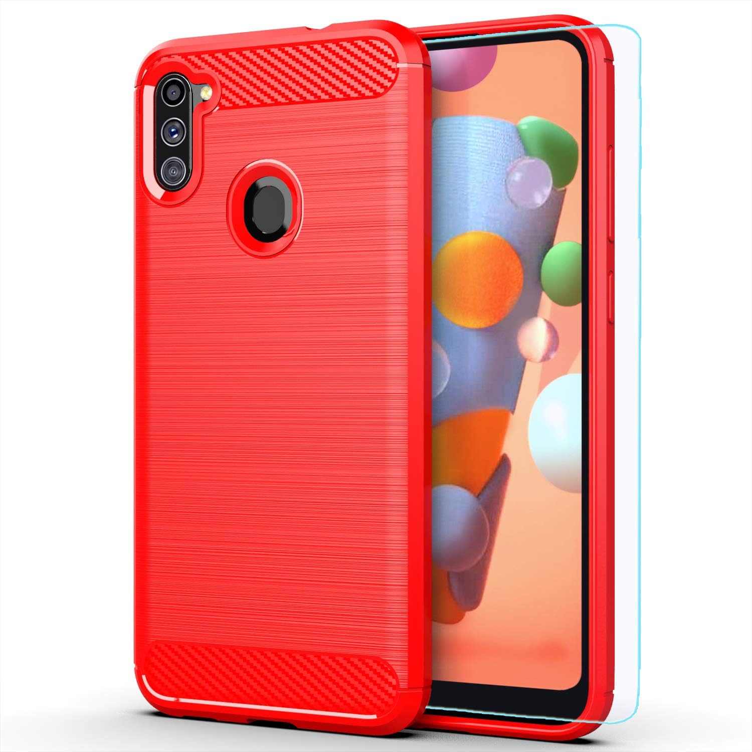 Galaxy A11 case,Samsung A11 case,with HD Screen Protector