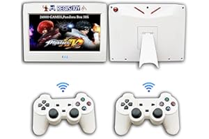 RegiisJoy 28000 in 1 Handheld Portable Arcade Game Console Mini Pandora Box 50S with HD Screen 2.4GHZ Wireless Controllers Search/Hide/Save/Load/Pause Games