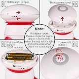 Cotsoco Cordless Mini Massager Handheld Deep Tissue Body Massager 3AAA Battery view 5