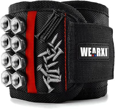 WEARXI Magnetic Wristband for Men Tools Gift for Him Dad Father's Day