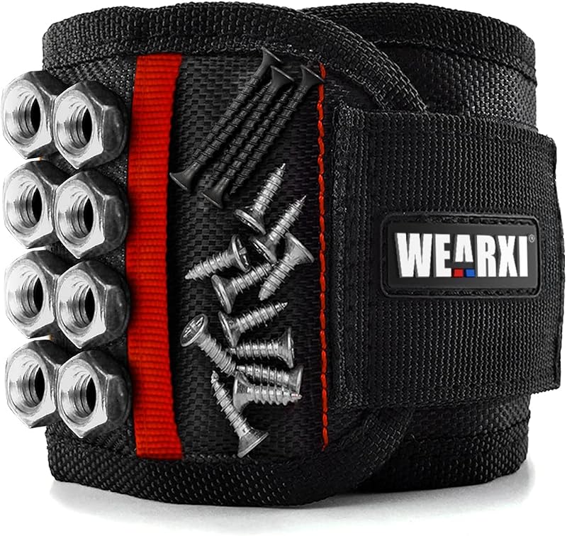 WEARXI Magnetic Wristband for Men Tools Gift for Him Dad Father's Day