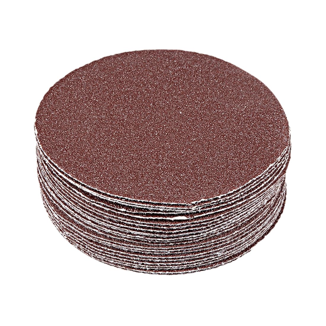 Kozelo 20 Pcs Sanding Discs Hook and Loop Backing - [7 Inch x 100 Grits] Aluminum Oxide Sandpapers for Orbital Sander Round Sanding Papers