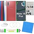 Galaxy Note 10+ Back Cover Glass Replacement with Pre-Installed Camera Lens + All The Adhesive + Installation Manual + Repair Tool Kit for Samsung Galaxy Note 10 Plus SM-N975 All Carriers (Aura Pink)