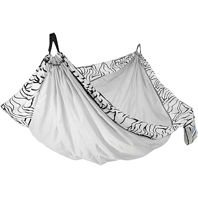 Hamac De Camping avec Moustiquaire Parachute Nylon Hamac De Portable avec Sangles pour Randonnée