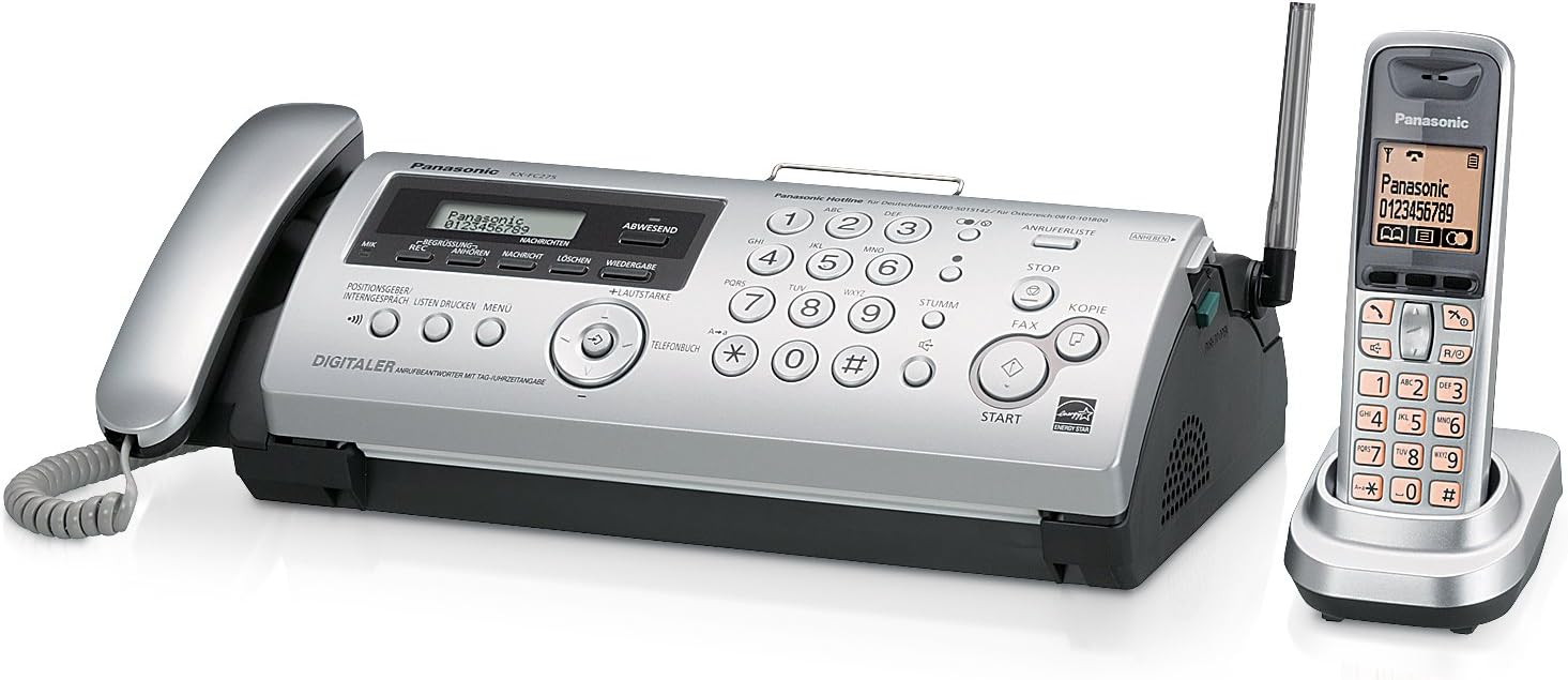 Panasonic KXFC275ES FAX/Phone . Plain paper, with additional DECT phone, Digital duplex