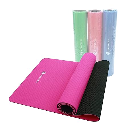 Sportastisch VERGLEICHSSIEGER¹ Yogamatte „Yoga Star“ mit 2-Lagen-Design | 60 x 180 x 0,6 cm | Gymnastikmatte für Yoga, Sport 