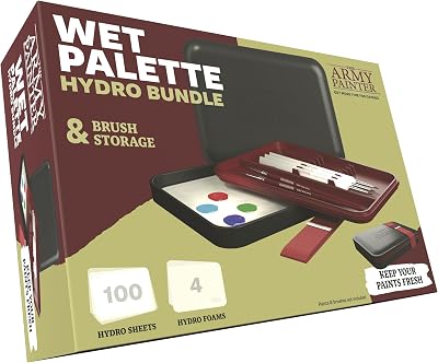 The Army Painter Premium Painting Palette for Miniatures - 100 Hydro Sheets