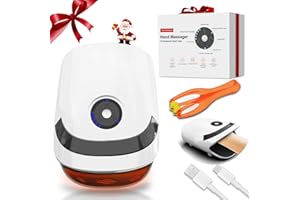 IFGOOOO Christmas Gifts for Women - Hand Massager with Compression & Heating,Cordless Electric Massager for Arthritis and Carpal Tunnel,Gifts for Women(White)