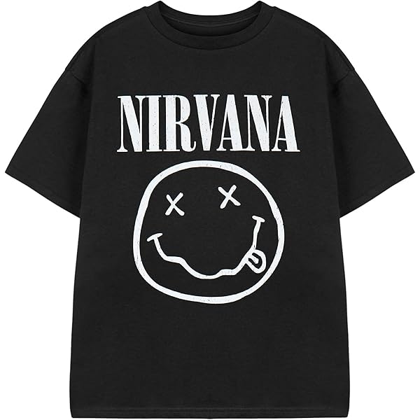 Nirvana Mens T-Shirt | Adults Short Sleeve Graphic Tee in