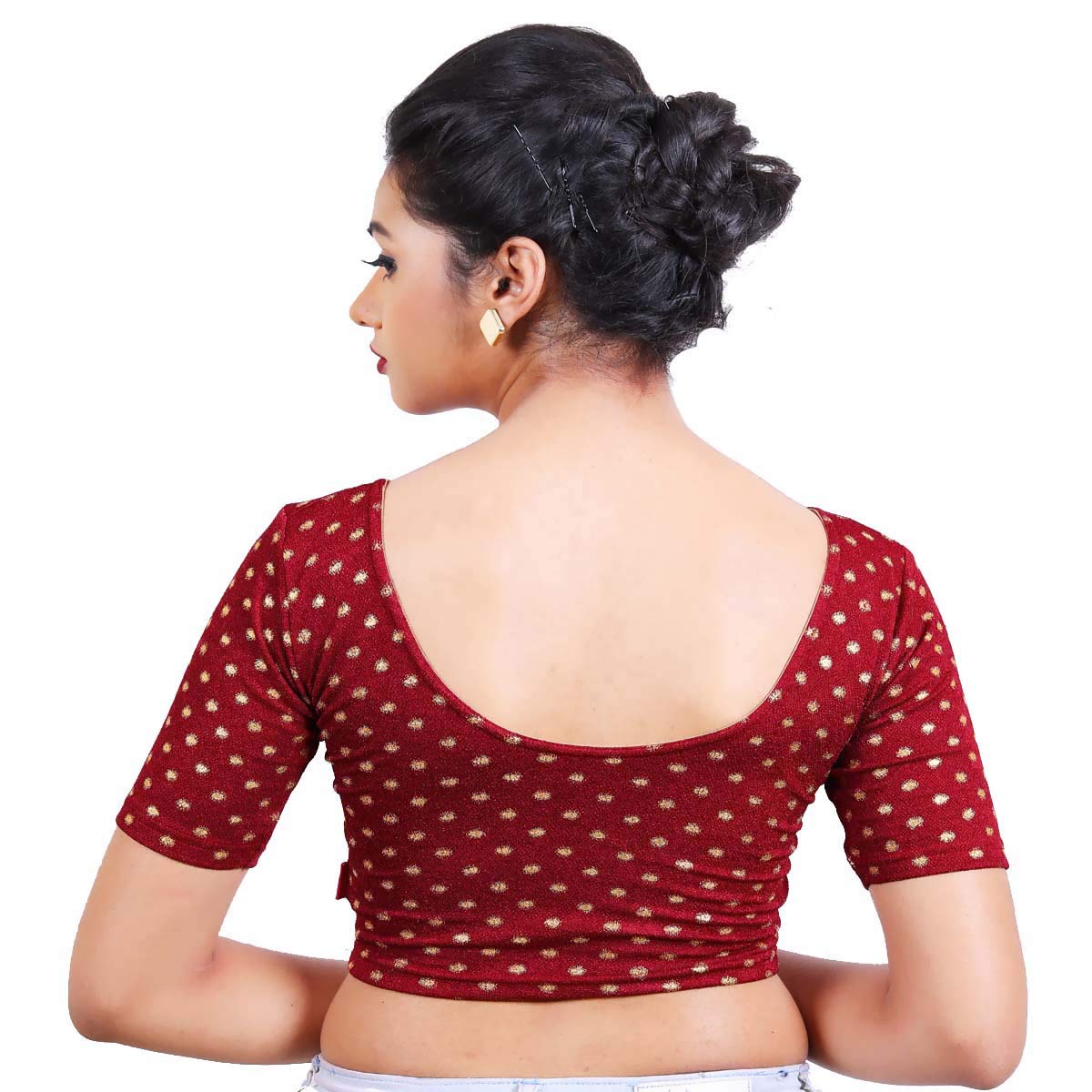 bindigasm's advi designer polki blouse