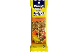 Vitakraft Conure Treat Sticks - Apple and Orange - 3.5Oz