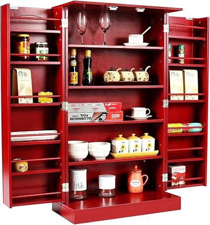 Home Bi Armoire De Rangement Alimentaire Rouge Amazon Fr Cuisine Maison Home Bi Armoire De Rangement Alimentaire Rouge Amazon Fr Cuisine Maison