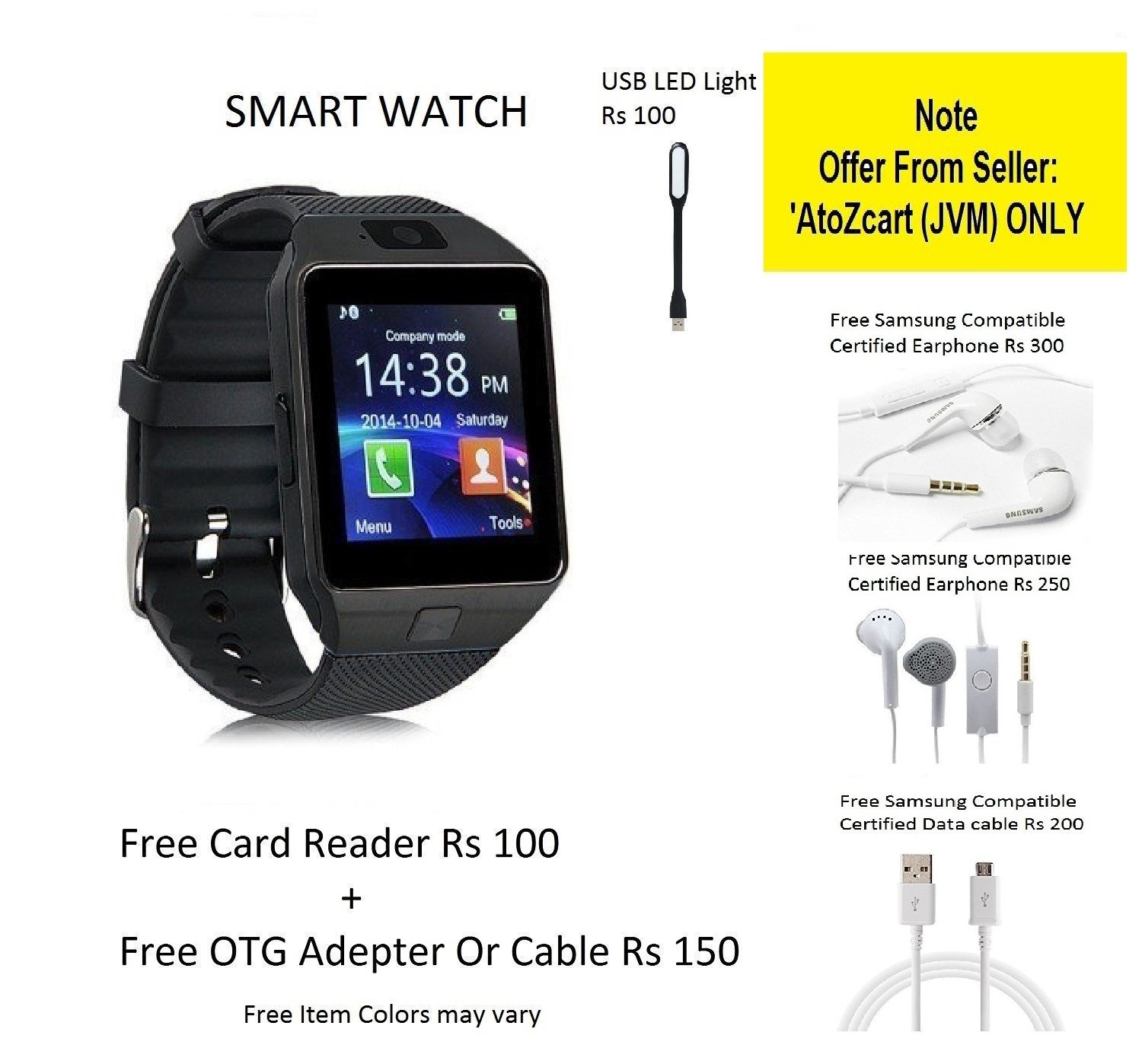 screen touch watch rs 200