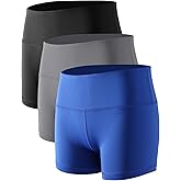 CADMUS Women's High-Waisted Spandex Athletic Shorts for Yoga, Running, Volleyball