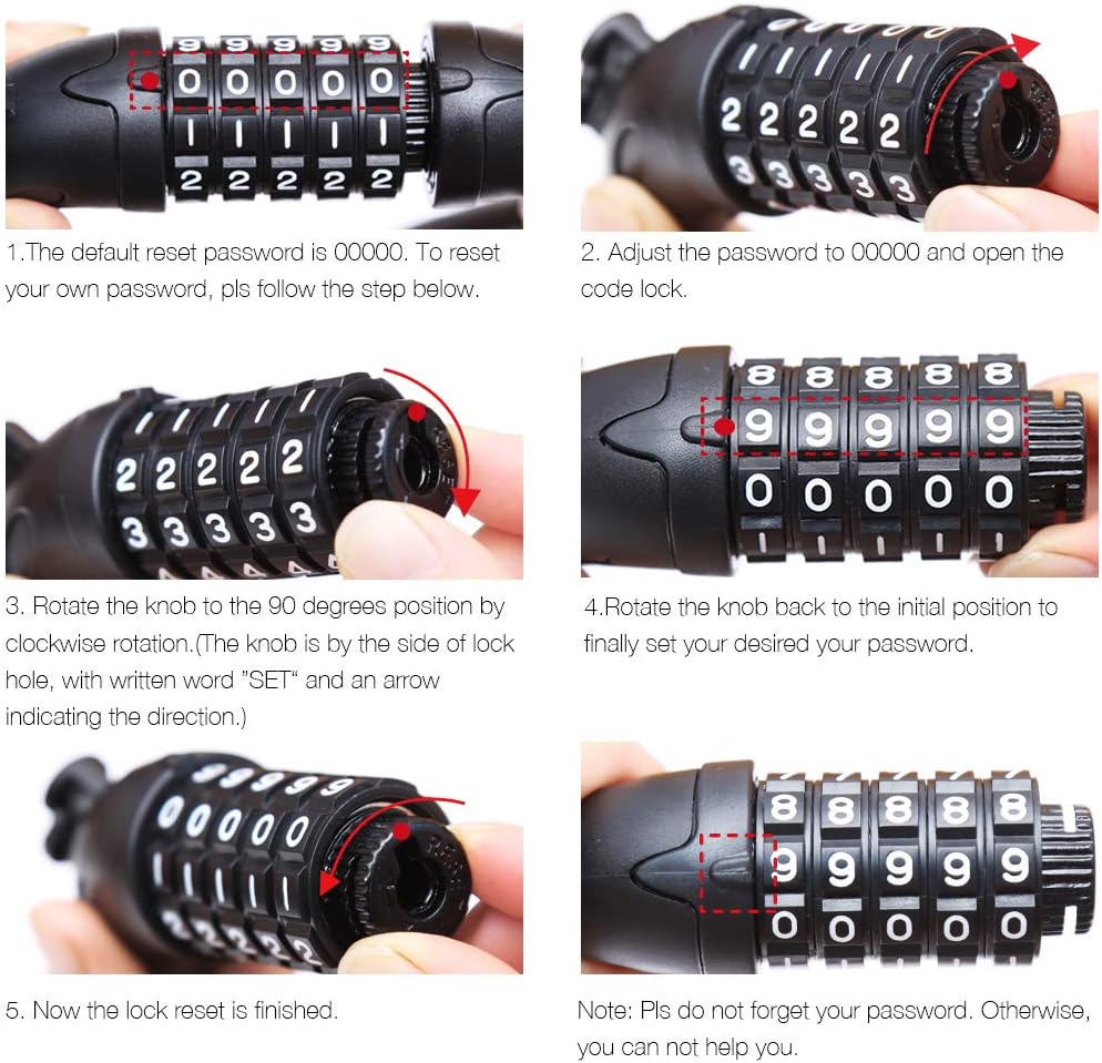 bell bike lock default code