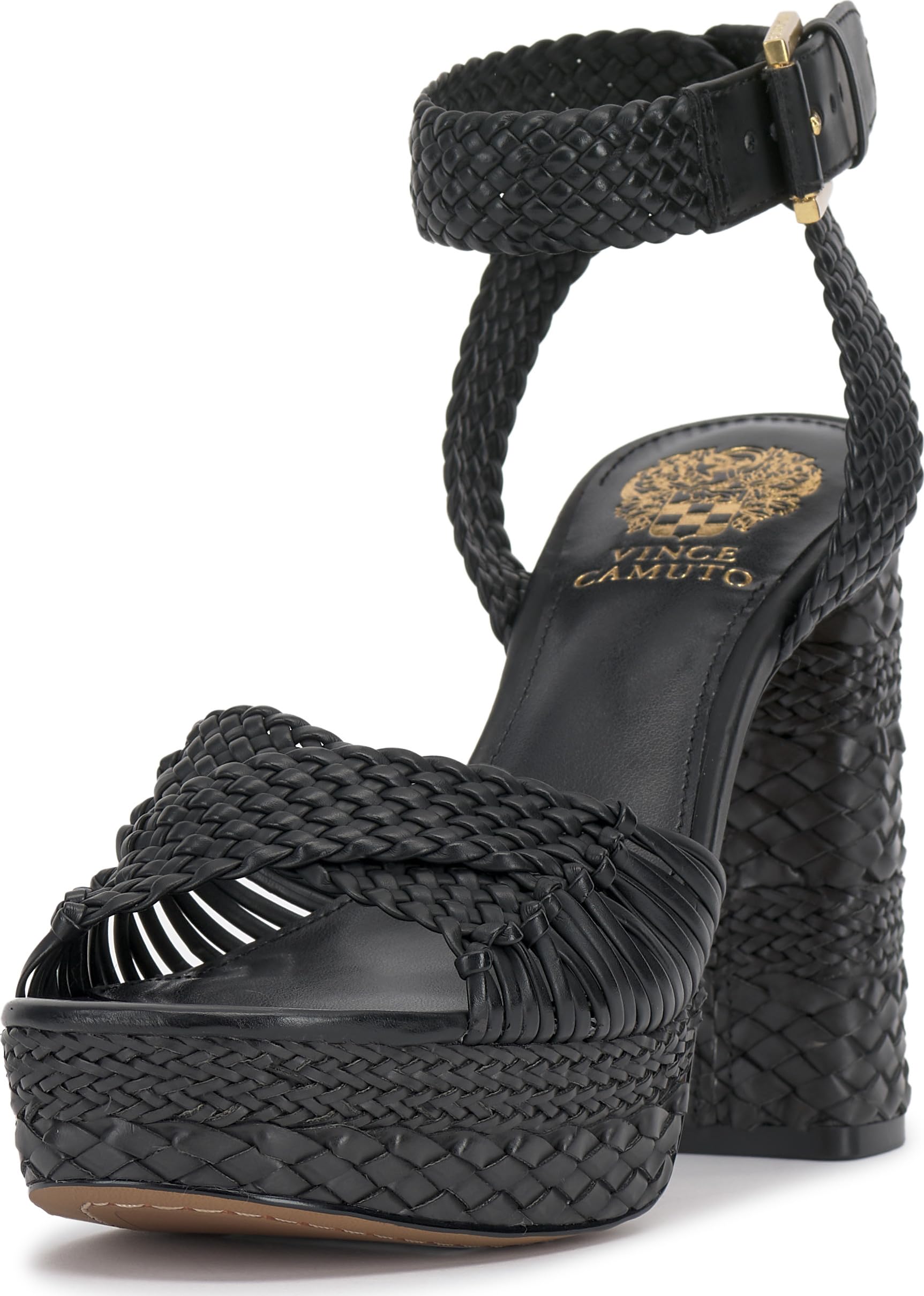 Vince Camuto Women's Pessa Platform Sandal, Black